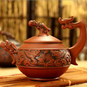 Dragon and Horse Design Teapot