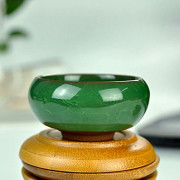 Ice-Crackle Teacup - Green color