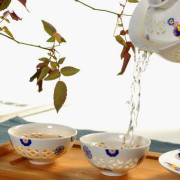 Flowers Chinese Kung Fu Tea Set