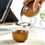 Brown Kung Fu Tea Set